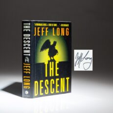 The first edition, first printing of The Descent by Jeff Long, signed by the author.