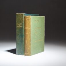 The first edition, first impression of Plays: The Silver Box; Joy; Strife by John Galsworthy, his first collected volume of plays, with all first issue points.