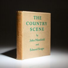 The first edition, first impression of The Country Scene by John Masefield, with pictures by Edward Seago, in the publisher's scarce dust jacket.