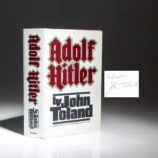 Signed first edition, first printing of Adolf Hitler by John Toland.
