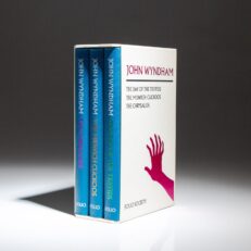The first Folio Society edition of The Wyndham Collection: The Day of the Triffids, The Midwich Cuckoos, and The Chrysalids by John Wyndham.