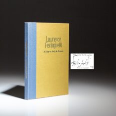 Signed limited edition of A Trip to Italy and France by Lawrence Ferlinghetti.