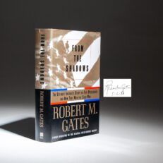 First edition of From the Shadows, signed by Secretary of Defense Robert M. Gates.