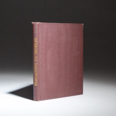 The first edition, private printing of Pertaining to Thoreau, a collection of ten essays and reviews, edited by Samuel Arthur Jones in 1901.