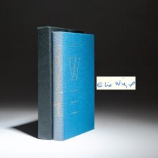 Signed limited issue of A Beggar in Jerusalem by Elie Wiesel, one of 250 copies signed by the author.
