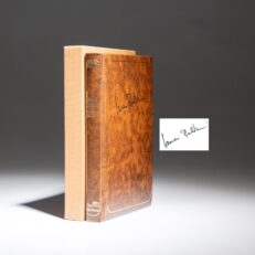 The signed limited edition of If Beale Street Could Talk by James Baldwin.