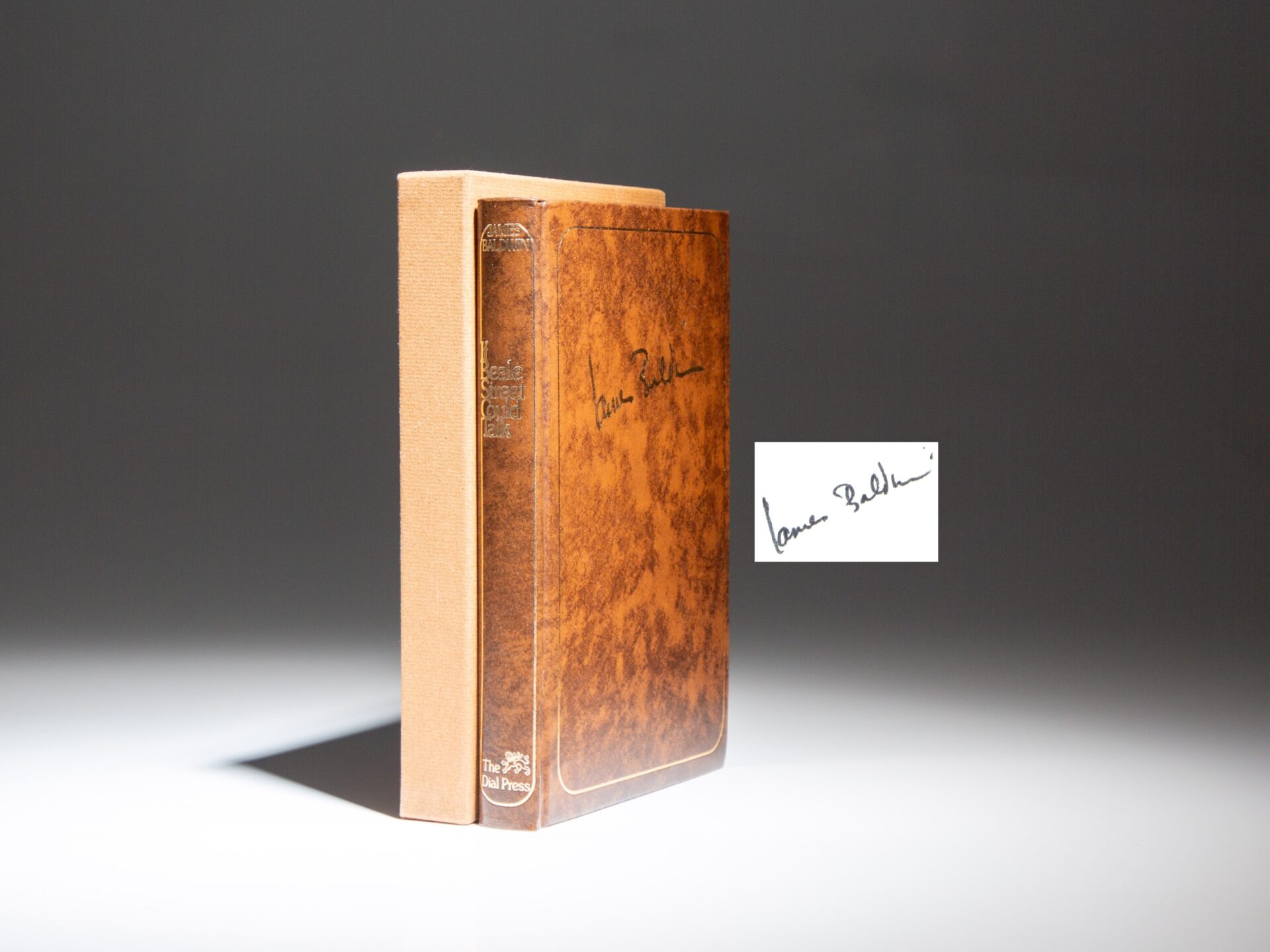 The signed limited edition of If Beale Street Could Talk by James Baldwin.