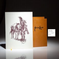The signed limited edition of The Art of Tom Lea, compiled by Kathleen G. Hjerter. Includes the laid-in print created for this edition, signed by Tom Lea.