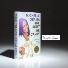 The first edition, first printing of The Light We Carry by Michelle Obama.