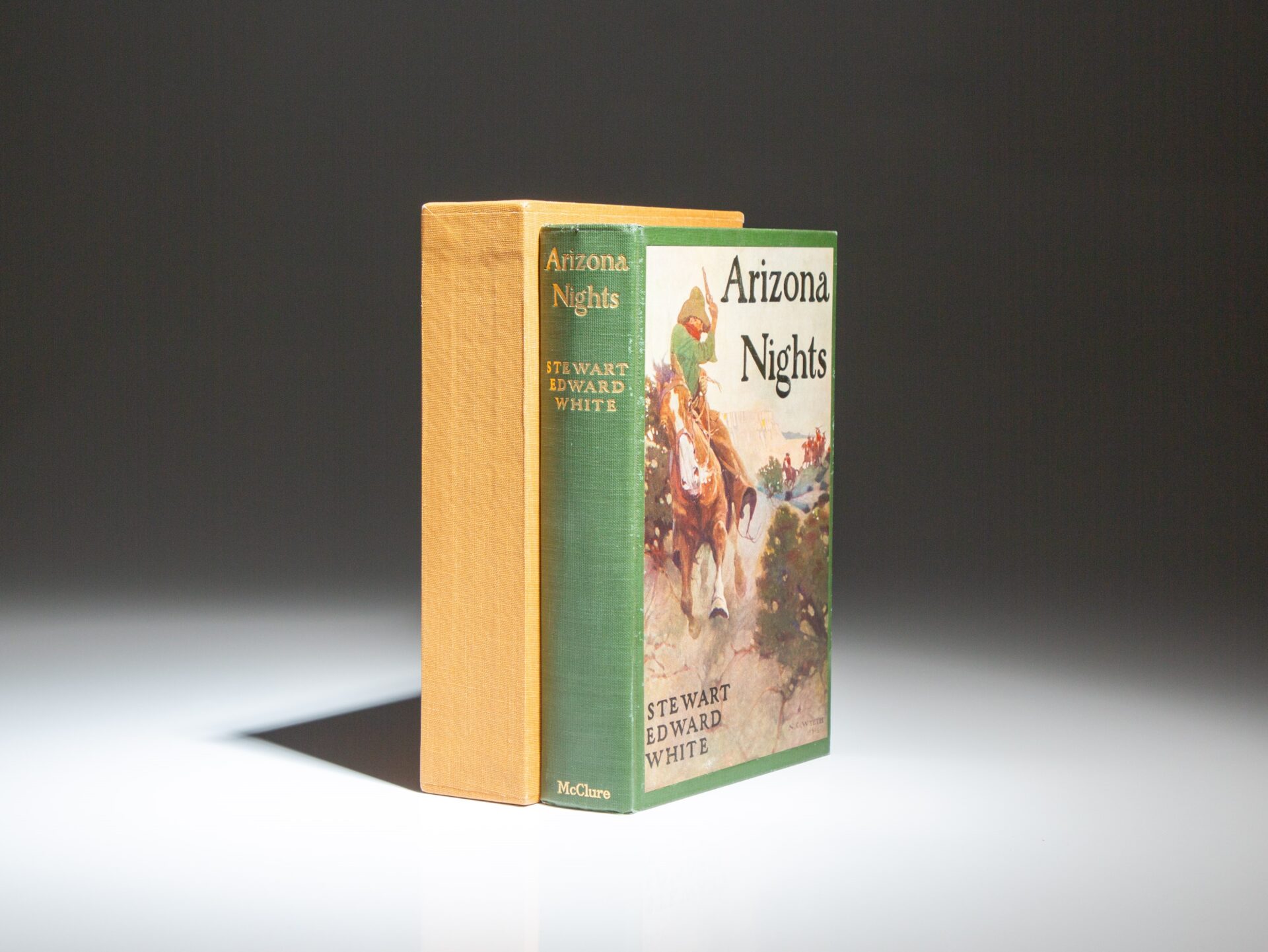 The first edition of Arizona Nights by Stewart Edward White, complete with seven illustrations by N.C. Wyeth.