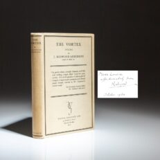 The first edition, first printing of The Vortex: Poems by John Redwood Anderson.