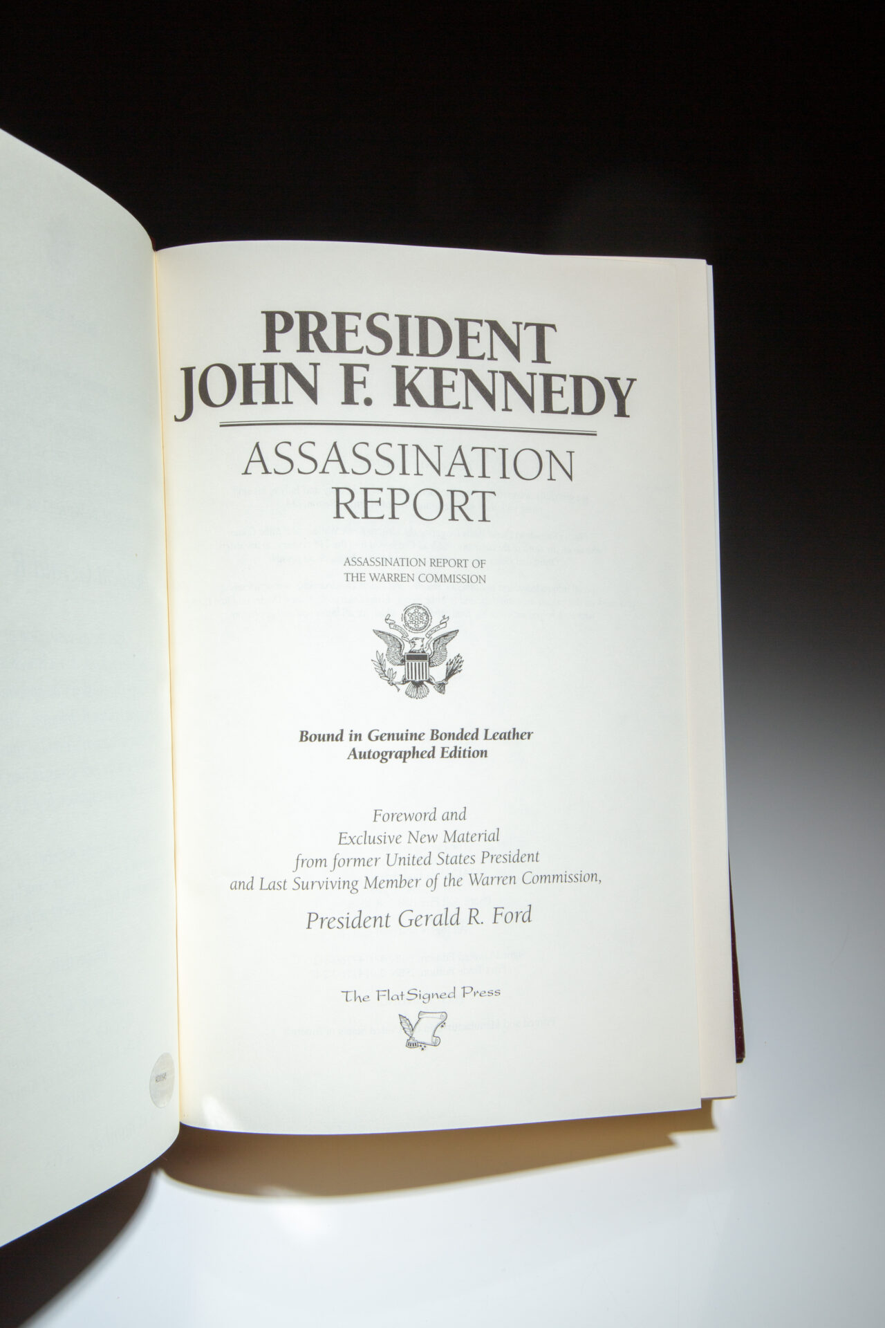 President John F. Kennedy: Assassination Report of the Warren Commission - Image 3