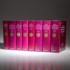 The complete eight volume set of The New Cambridge Medieval History, published by Cambridge University Press from 1995-2005.