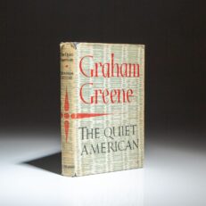The first edition, first impression of The Quiet American by Graham Greene, in the publisher's first issue dust jacket.
