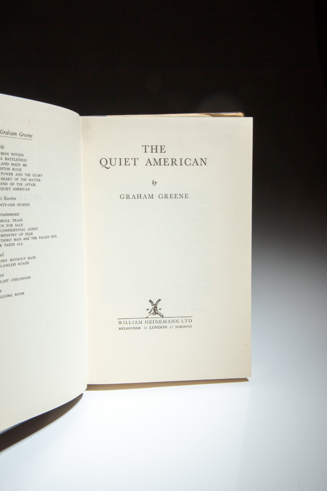 The Quiet American - The First Edition Rare Books