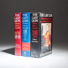 The complete set of The Last Lion: Winston Spencer Churchill by William Manchester, all first printings.
