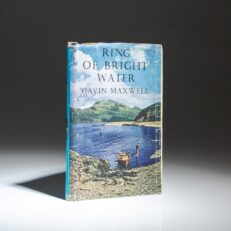 The "Proof Copy" of Ring Of Bright Water by Gavin Maxwell, with the matching "Proof Jacket."