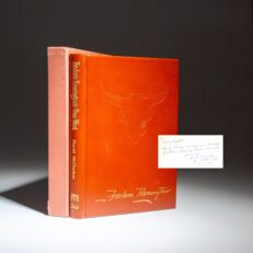 The signed limited first edition of Frederic Remington's Own West, written and illustrated by Frederic Remington, edited and with an introduction by Harold McCracken.