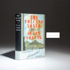 Signed by Susan Sontag, the first edition, first printing of The Volcano Lover: A Romance by Susan Sontag.