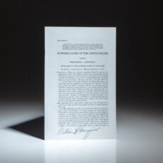 Signed by Chief Justice William Rehnquist, the 1993 Supreme Court opinion in Wisconsin v. Mitchell, which unanimously upheld Wisconsin's hate-crime sentence enhancement law.