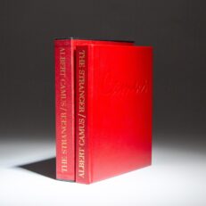 From the Limited Editions Club, The Stranger by Albert Camus, one of 1500 copies signed by Daniel Maffia.
