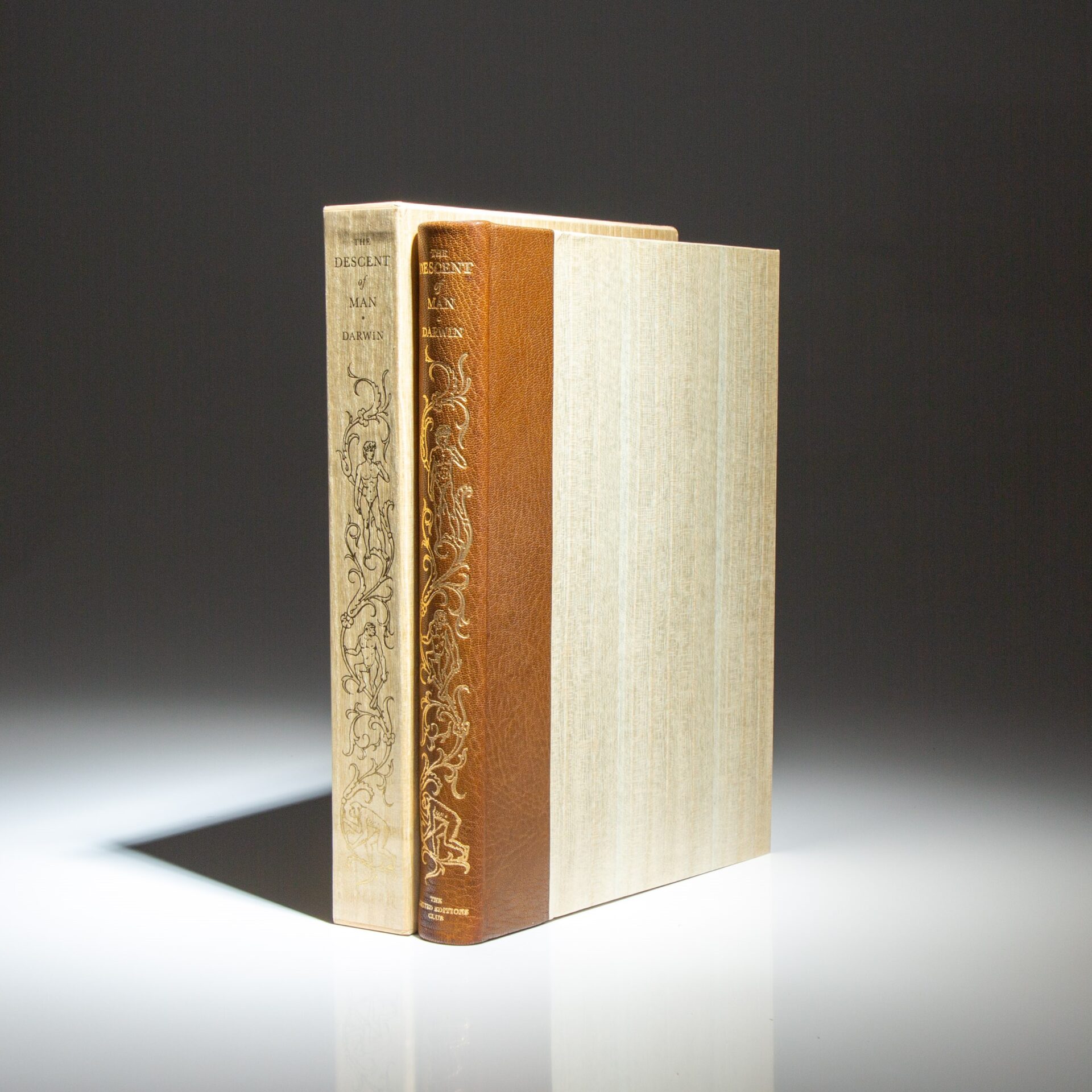 The Descent of Man and Selection in Relation to Sex by Charles Darwin, from the Limited Editions Club.
