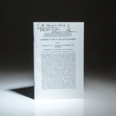 Signed by Clarence Thomas, the Supreme Court decision in United States v. Virginia Department of Taxation. The majority decision was written by Thomas.