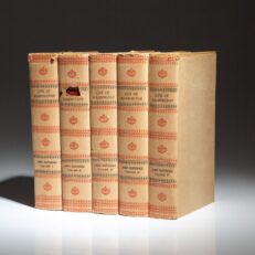 The Fredericksburg Edition of The Life of George Washington by John Marshall, published in 1926, with the scarce dust jackets.