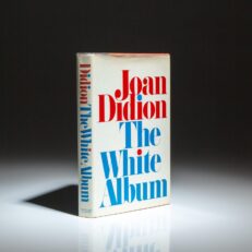 First edition, first printing of The White Album by Joan Didion, in the publisher's first state dust jacket.