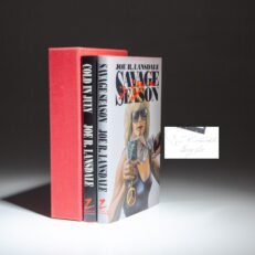 Signed limited edition of Cold in July and Savage Season by Joe R. Lansdale.