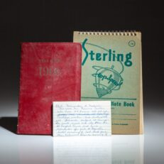 Campaign notes and schedule books from the 1960 Kennedy Presidential Campaign, an archive from longtime Kennedy family assistant Helen Keyes.