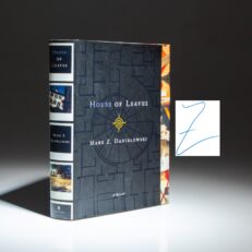 The first edition of House of Leaves by Mark Z. Danielewski, signed by the author.