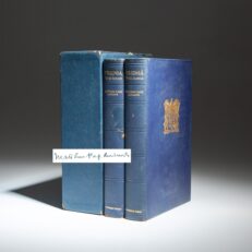 The signed deluxe edition of Virginia: The Old Dominion by Matthew Page Andrews, a history of Virginia from the colonial period through the early twentieth century.