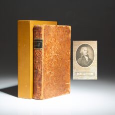 The Eighth American Edition of Notes on the State of Virginia by Thomas Jefferson, published in 1801, with all maps and plates.