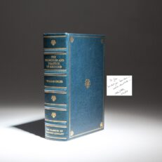 Presentation copy of the deluxe edition of The Principles and Practice of Medicine by William Osler. This copy was a gift from Walter J. Daly, Dean of the Indiana Department of Medicine, to August M. Watanabe, the department chair.