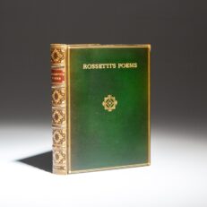 Finely bound collection of The Poems of Dante Gabriel Rossetti, published in 1912.