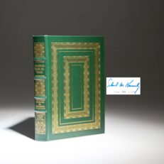 The signed limited edition of America Back on Track by Senator Edward M. Kennedy.