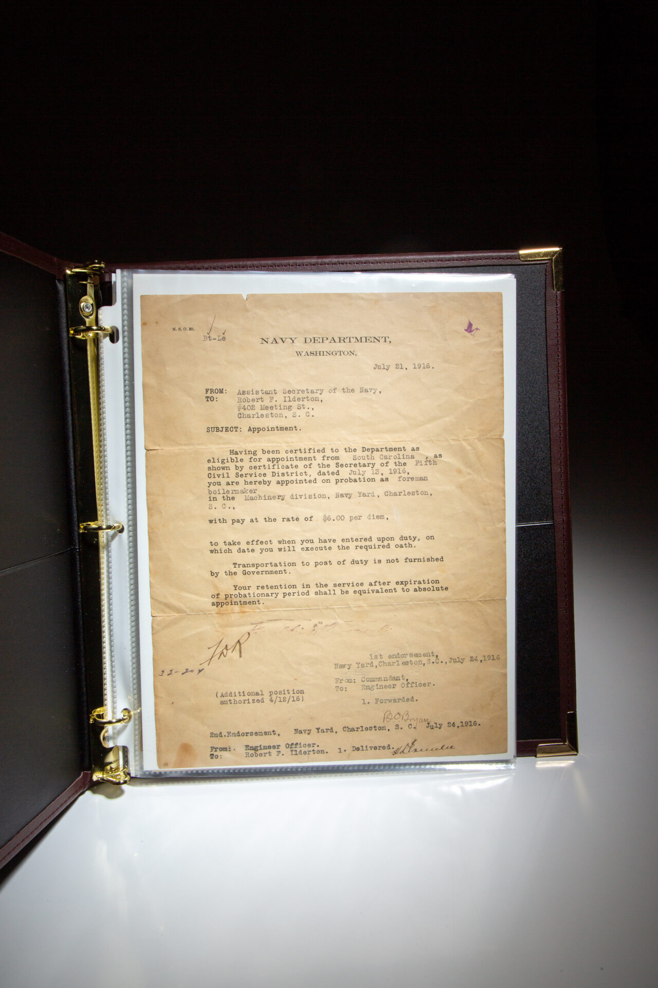 Naval Appointment and Letters of Recommendation - Image 2