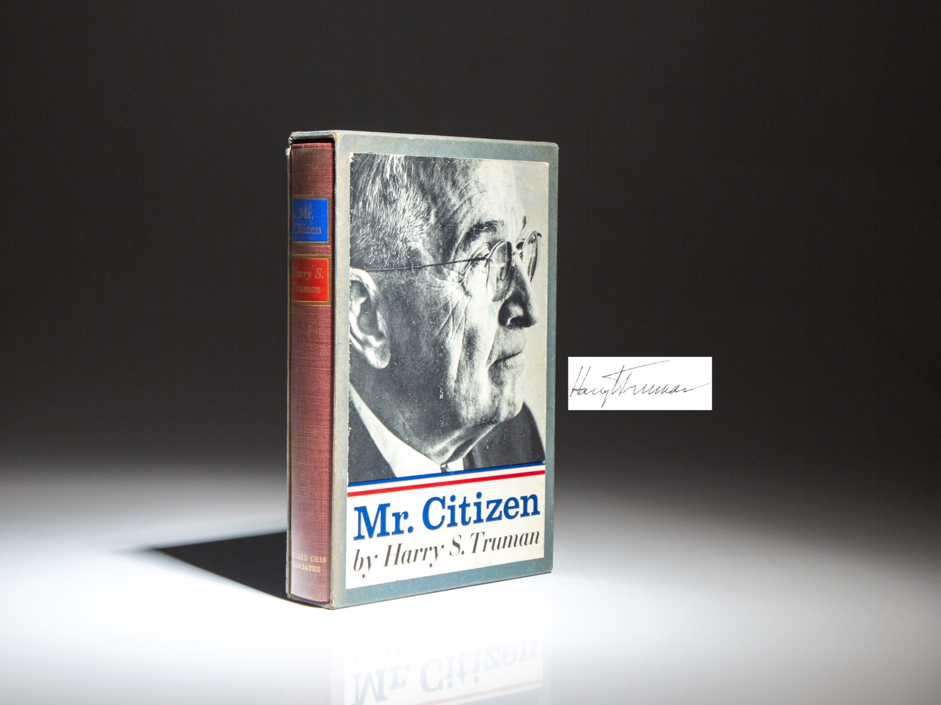 Limited edition of Mr. Citizen, signed by President Harry S. Truman.
