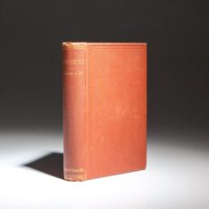 The first American edition of Confidence by Henry James, in the first state binding.