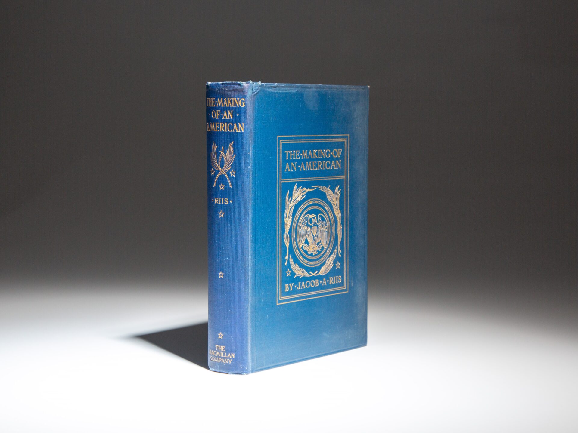 The first edition, first printing of The Making of an American by Jacob A. Riis.