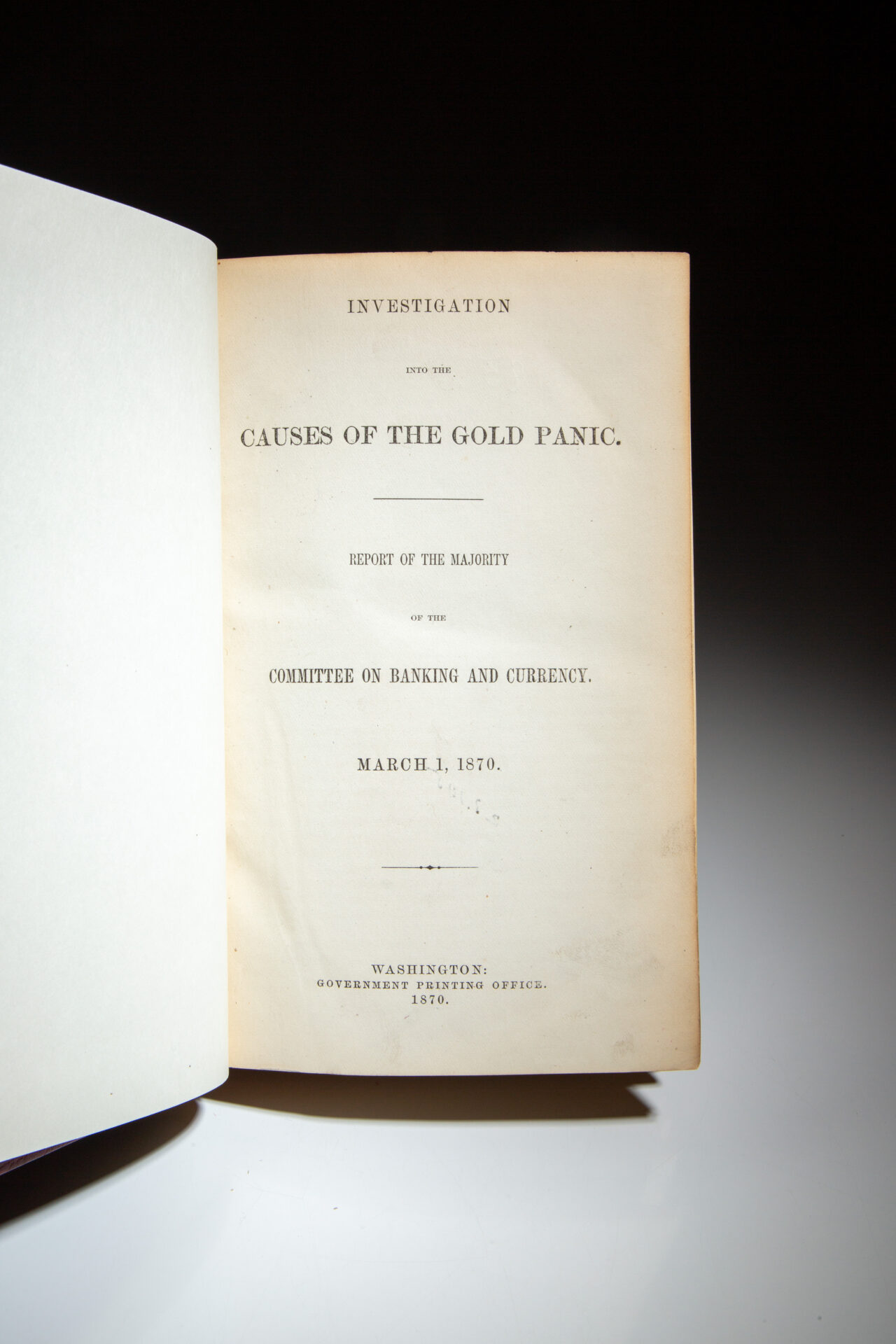 Investigation Into The Causes Of The Gold Panic - Image 2