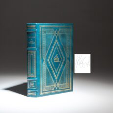 The signed limited edition of Galápagos by Kurt Vonnegut.