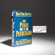 The first edition of From Pusan to Panmunjom, inscribed by General Paik Sun Yup.