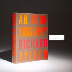Signed first edition of An Autobiography by Richard Avedon.