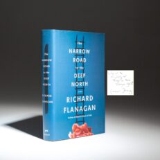 The first American edition, first printing of The Narrow Road to the Deep North, inscribed by Richard Flanagan.
