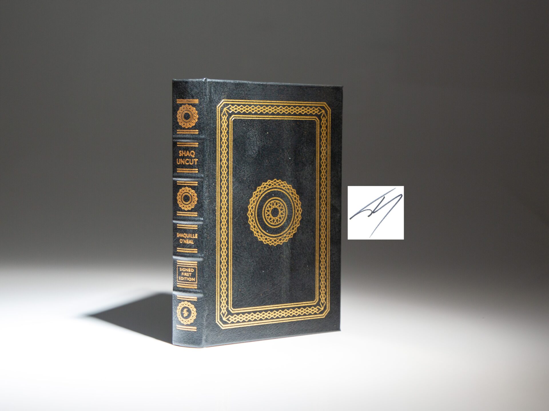 The signed limited edition of Shaq Uncut by Shaquille O'Neal.