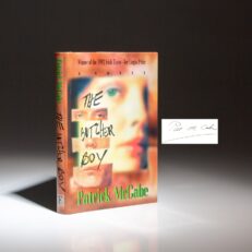 The first American edition of The Butcher Boy, signed by Patrick McCabe.