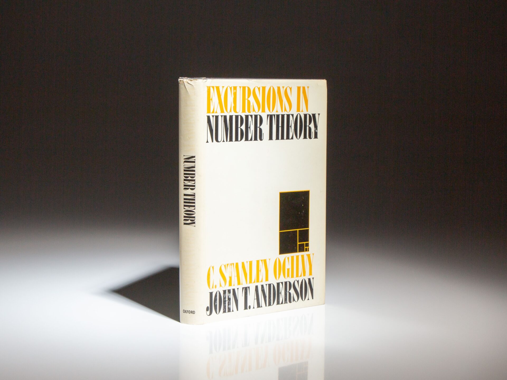 The first edition, first printing of Excursions in Number Theory by C. Stanley Ogilvy and John T. Anderson.