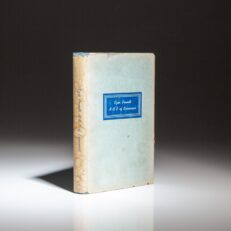The first American edition of ABC of Economics by Ezra Pound, a limited issue of 300 copies, published in 1940.